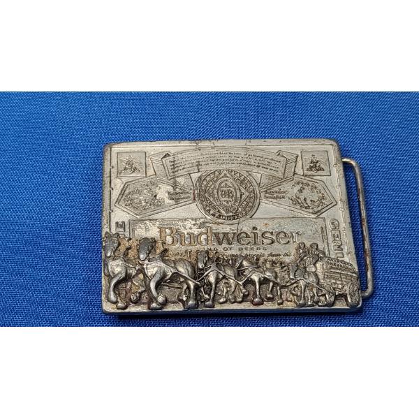 3" Budweiser Belt Buckle 