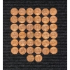 Image 4 : Lot of 52 Pennies - (16) 1961 Copper Pennies BU UNC & (36) 1963 Copper Pennies BU UNC