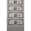 Image 7 : (23) United States Series 1963 $2 Red Seal Bank Notes - AU 58 Condition 