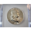 Image 2 : ICG GRADED AU58 1962-D 90% Silver Franklin Half Dollar 