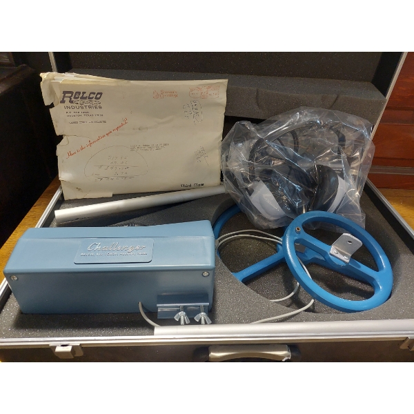 "RELCO" Challenger Metal Detector - Working - W Head Phones - Excellent