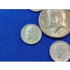 Image 5 : $1.00 Face Value in 90% Silver U.S. Kenney Half Dollar and Roosevelt Dimes