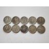 Image 2 : Lot of 10 Assorted Years Roosevelt Dimes - 90% U.S. Silver Coins - FV: $1.00