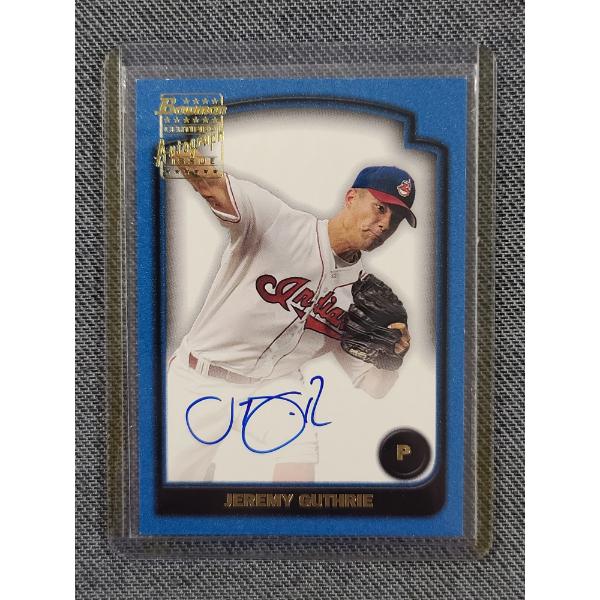 Topps Bowman 2003 Jeremy Guthrie SOF-JGU Autographed Baseball Trading Card - Near Mint