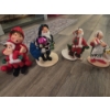 Image 1 : Eight Santa & Mrs. Claus Vintage, Famous Collectable Annalee Felt Dolls