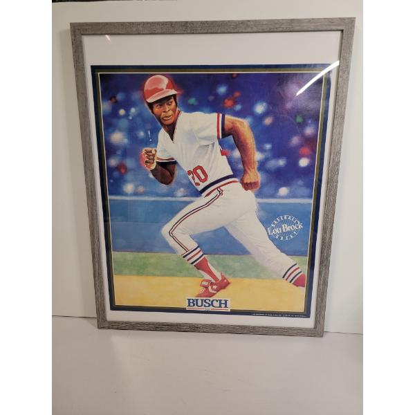 Lou Brock Poster 21 x 17