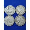 Image 7 : x10 Assorted Years 90% Silver Walking Liberty Half Dollars FV: $5.00