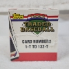 Image 3 : SEALED 1993 Topps Traded Baseball Trading Cards ~ CARD #'S 1-T TO 132-T