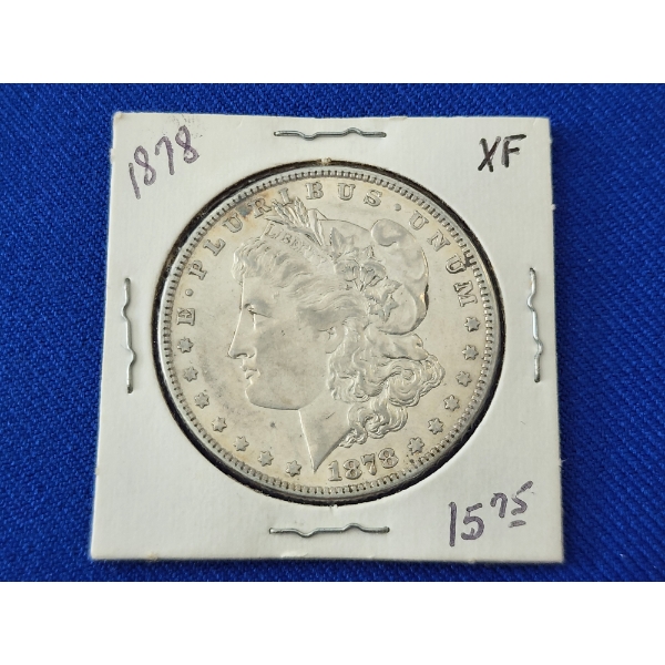 1878 90% Silver Morgan Dollar