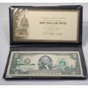 Image 1 : Authentic Legal Tender Uncirculated U.S 2003A $2 Federal Reserve Note With Ohio State Overprint