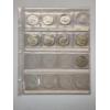 Image 1 : x8 Assorted Years 90% Silver Franklin Half Dollars In Nice Plastic Sleeves FV: $4.00