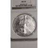 Image 2 : NGC 2014 MS 70 1 Troy Ounce .999 Fine Silver American Eagle