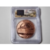 Image 3 : ICG MS70 UHR T-Rex Copper Round One AVDP Ounce .999 Fine Copper 