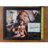 Image 7 : Star Wars Jabba The Hut & Princess Leia Framed Print With Carrie Fisher Autographed Notecard