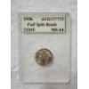 Image 2 : United States 1936 Mercury Silver Dime Featuring FULL SPLIT BANDS ~ ACCUGRADE MS-64

Full Split Band