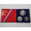 Image 1 : United States 1776-1976 Bicentennial Proof Set: 90% Silver Dollar, Half Dollar, & Quarter