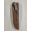 Image 2 : Hand Forged Razor Sharp 7'' Horseshoe Knife With Leather Sheath 