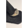 Image 3 : 14K Yellow Gold Monogrammed Ring - Size 9 - Weight: 4.8g