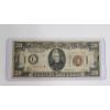 Image 1 : United States Series 1934A $20 Brown Seal Hawaiian Emergency Issue WWII Bank Note 