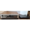 Image 4 : Sanyo VCR 4500 Betamax Video Tape Recorder Player & LG DVD/CD Player - Both Power On