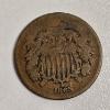 Image 3 : Two United States Two Cent Coins Ft. 1864 & 1865 ~ 