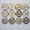 Image 1 : $3.00 Face Value of Assorted Years U.S. Washington 90% Silver Quarters