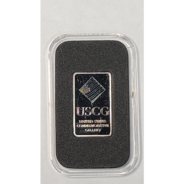 United States Commemorative Gallery 1/4 Troy Ounce .999 Fine Silver Bar