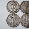 Image 2 : Six Assorted Years United States 90% Silver Walking Liberty Half Dollars - Face Value: $3.00