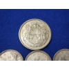 Image 2 : x4 80% Silver Canadian Coins: 1957 50-Cent Coin / 1954, 1965, 1941 25-Cent Coins