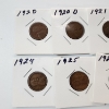 Image 2 : Lot of 11 Assorted U.S. Cents: (10) Wheat Cents & (1) 2025 Cent