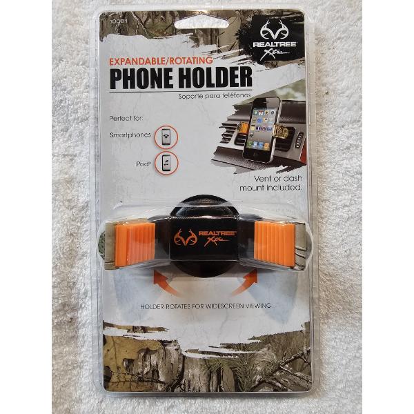 Expandable/Rotating Phone Holder - RealTree Extra - Mounts on Vent and Dash - NIB!!!