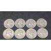 Image 4 : Assorted Years And Mint Marks 90% Silver Washington Quarters & Non Silver 1966 Washington Quarter