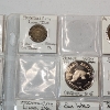 Image 9 : Two Binder Pages of Assorted Tokens/Medals: Gaming, Wooden Nickels, Commemoratives, & More! 