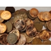 Image 4 : Assorted U.S Cents: Mixed Dates & Types (Indian Head, Wheat, Bicentennial, & More) Approx FV: $1.00