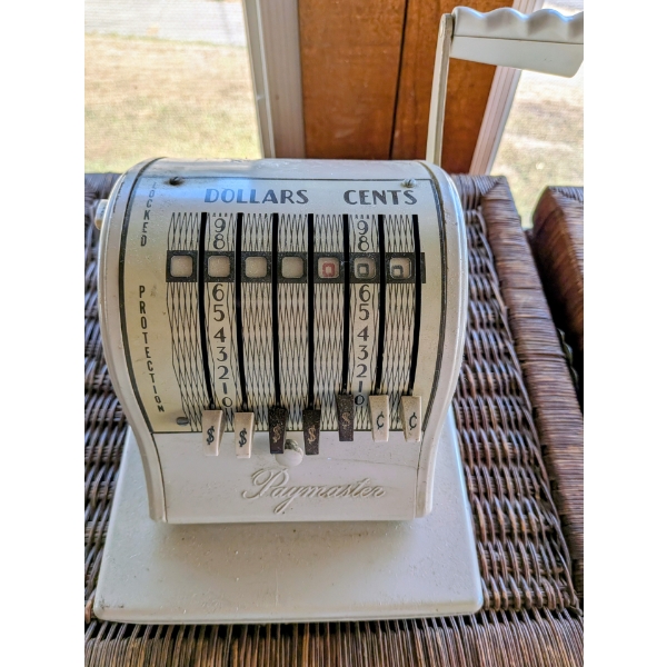 Paymaster Machine In Suberb Condition!