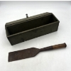 Image 1 : Antique 9" by 3" Timber Framing Chisel with Removable Handel.  