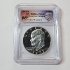 Image 1 : ICG PR 69+ DCAM From Government Packaging 1973-S Eisenhower Dollar Signed by Austin Hutto