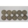 Image 1 : Assorted Years/Mint Marks United States 35% Silver Jefferson Wartime Nickels - Face Value: $0.50