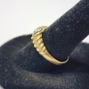 Image 3 : Beautiful 18K Gold Ring (Damaged) Size 8 - TW: 3.7g