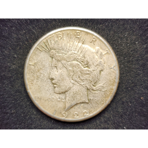 1922-S United States Silver Peace Dollar