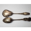 Image 3 : x2 Vintage Collectible Sterling Silver Spoons TW: 44.0g