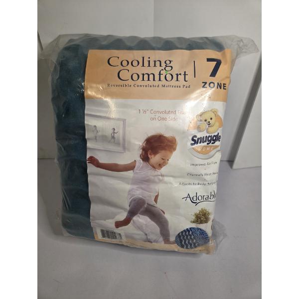 Brand New Twin Size Snuggle Home Cooling Comfort Foam Mattress Pad