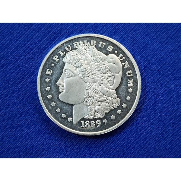 Morgan Silver Dollar 1889-CC COPY - One Ounce .999 Fine Silver 