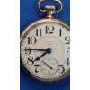 Image 2 : Men's 1918 Waltham Watch Co. Openface Size 16s 21J Rolled Gold Plate Pocket Watch - Working 