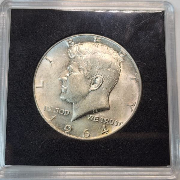 United States 1964 90% Silver Kennedy Half Dollar 