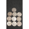 Image 1 : Assorted Years/Mint Marks 90% Silver Standing Liberty & Washington Head Quarters - Face Value: $2.50