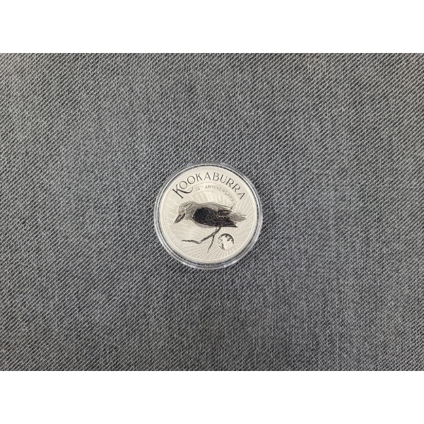 2025 1 Oz 9999 Silver 35th Anniversary Kookaburra Round