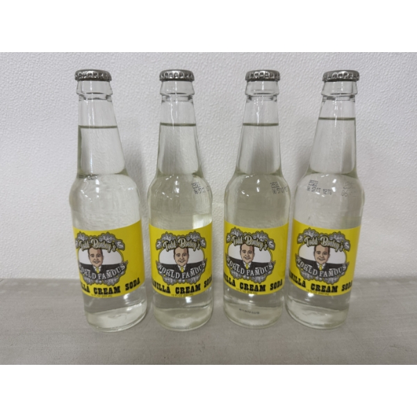 Todd Bosley's World Famous 4 Pack Of Vanilla Cream Soda - Brand New & Delicious