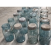 Image 4 : Large Collection Of Blue Glass Ball & Atlas Quart Jars 