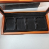 Image 2 : Nice Wooden Glass-Top Coin Slab Storage Case - Holds 4 Standard Slabs